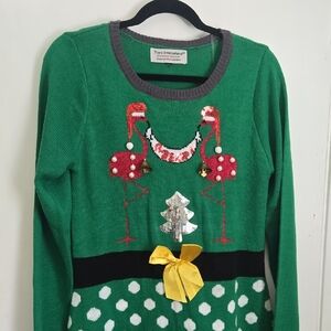 Christmas Sweater Dress Sz L PERFECT UGLY CHRISTMAS SWEATER - GUARANTEED WINNER!